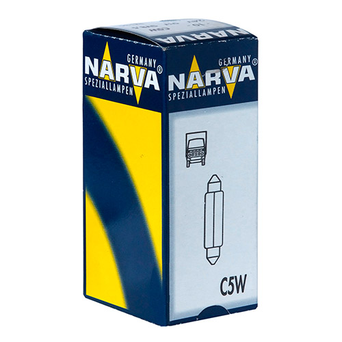 Автолампа C5W (SV8.5/8) 35мм 24V NARVA /10/200