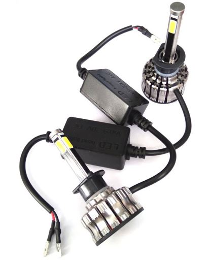 Лампа головного света со светодиодами CREE H27-881-V8  50W-7500LM 9-30V(со встр, вентилятором)