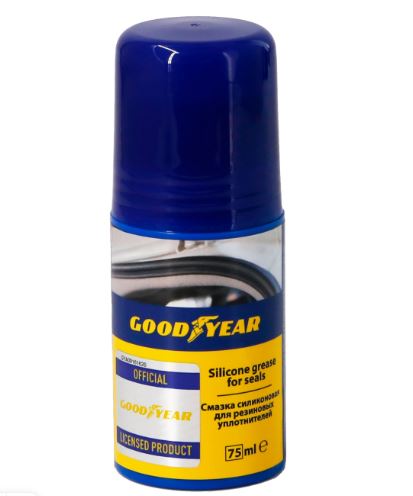 Смазка силиконовая для резиновых уплотнителей, пластиковая бутылка 75 мл Goodyear