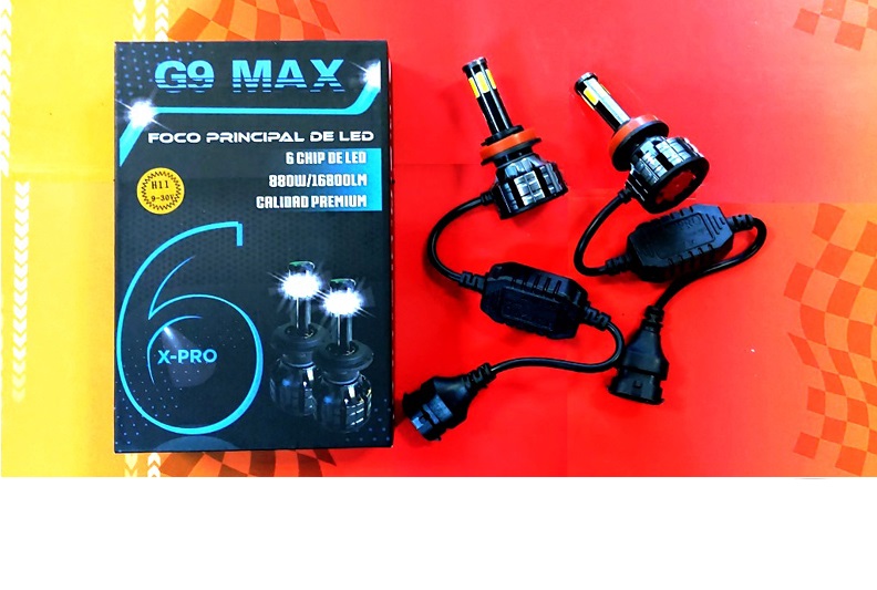 Автолампа светодиодная CREE H1-G9 MAX  6chip-880W-16800LM 9-30V(со встр, вентилятором