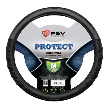 Оплётка на руль PSV PROTECT (Черный) M 130501