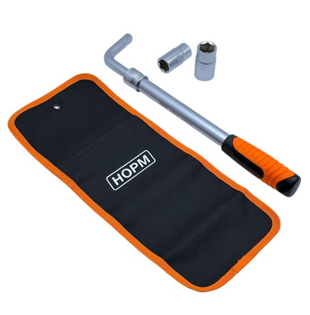 Ключ баллонный 390-530 мм (1/2") (Телескопический) с головками 17/19мм; 21/23мм HP-3270 /1/5/10/