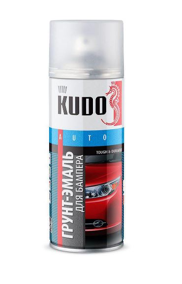 Краска-спрей KUDO для бампера черная (520мл) (KU-6202)