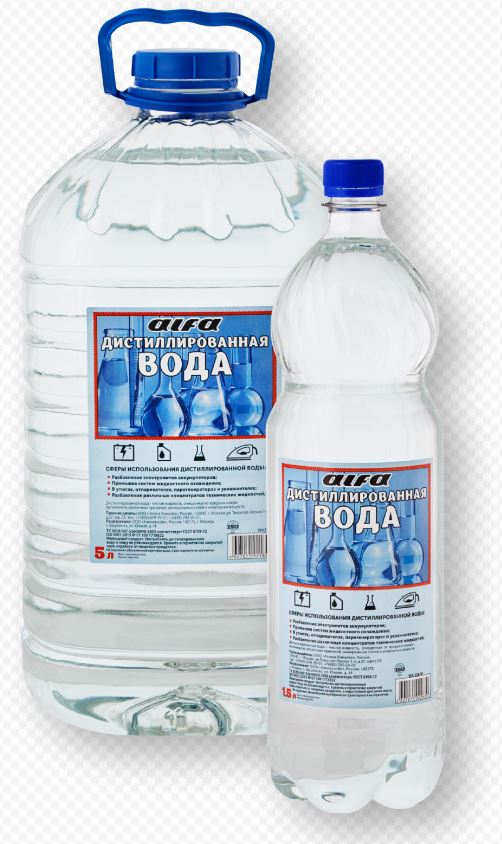 Вода дистиллированная 1.5 л Alfa WA22670