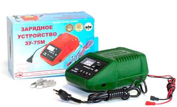 Зарядное устройство ЗУ-75М для АКБ 12V (0-10A) автомат 220V ТАМБОВ /1
