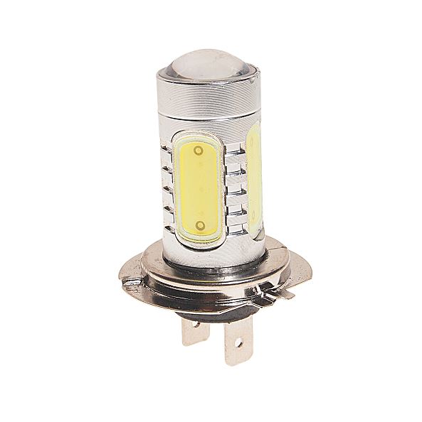 Автолампа светодиодная H7 (PX26d) 5 SMD MEGA WHITE 6000K 12V MEGAPOWER /10/100