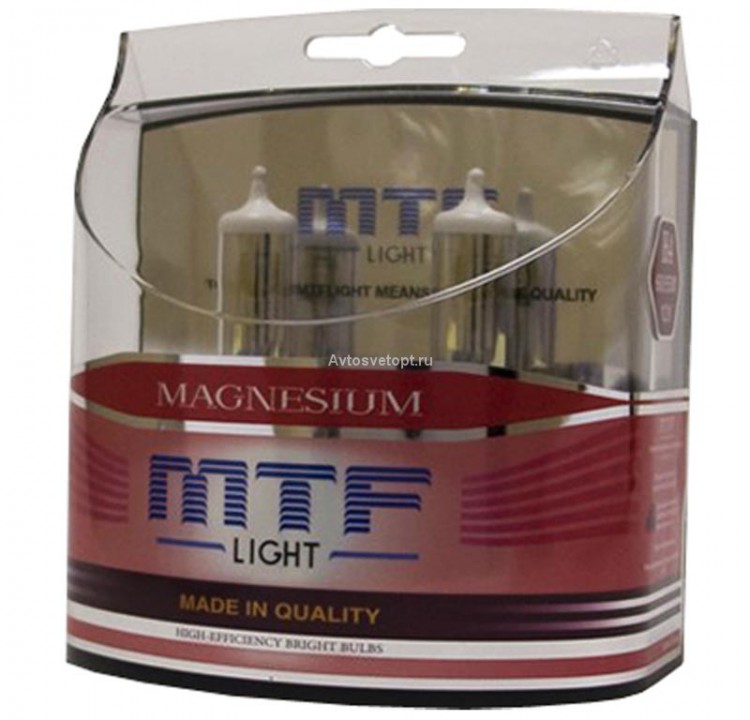 Автолампа H4 12v 100/90w MTF Light Magnesium набор 2шт