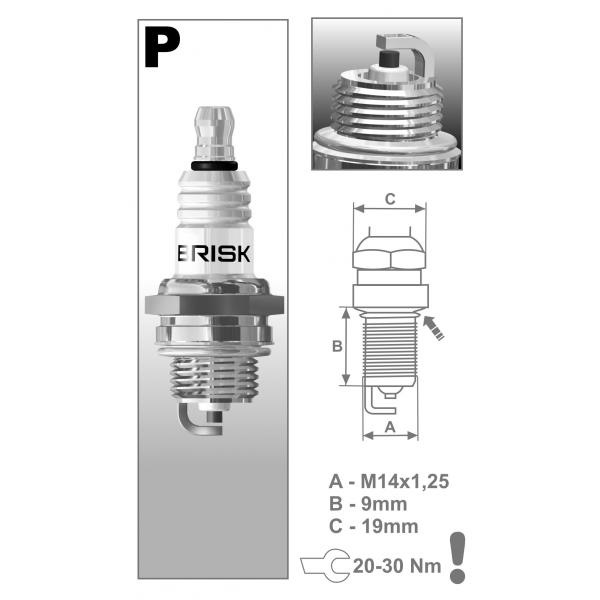 Свеча зажигания BRISK PLATIN 1851 MR15LP-1 (1шт.) кратно 4шт