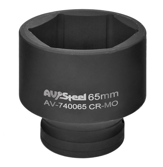 Головка ударная 1" шестигранная  65мм "AV Steel" AV-740065