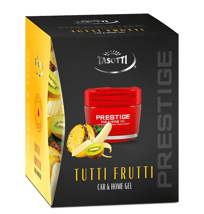 Ароматизатор на панель "TASOTTI" GEL PRESTIGE Tutti Frutti (NEW)