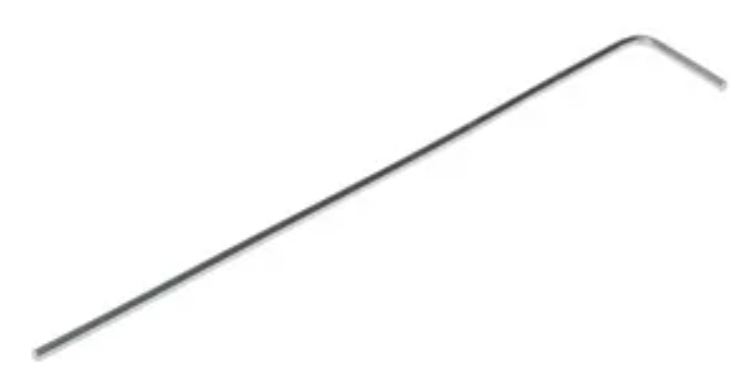 Ключ шестигранный  1.5мм ER-76415: Г-образный экстра длинный ЭВРИКА /1/50/400