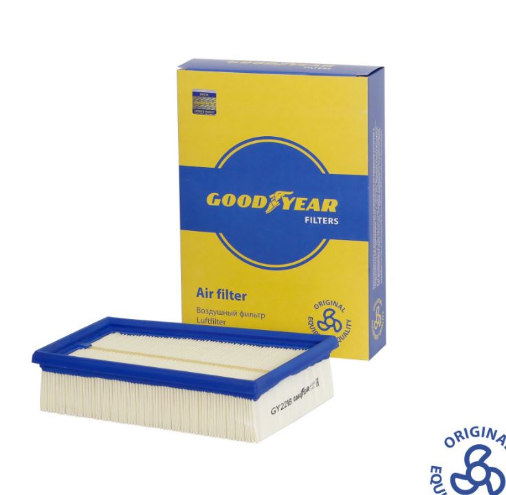 Фильтр воздушный автомобильный Goodyear GY2218 для а/м NISSAN: QASHQAI, X-TRAIL II (2.0i); RENAULT: 