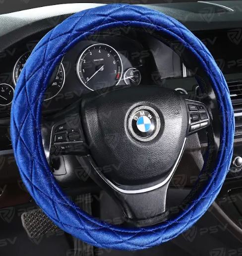 Оплетка на руль PSV CONVEX PRO (Синий) M,вельвет