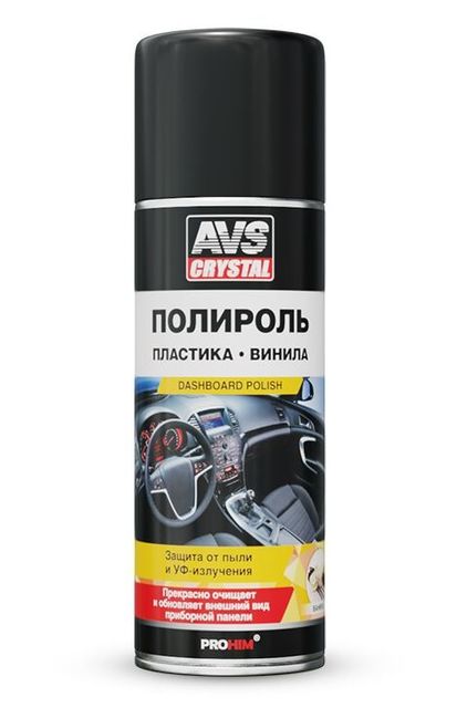 Полироль панели защитный AVS AVK-640 Ваниль аэрозоль 520 мл.