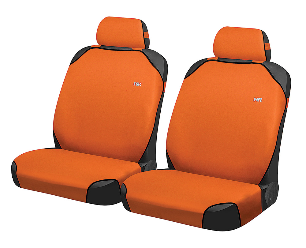 Накидки на сиденье HR «PERFECT FRONT», фронт, 21238, Оранжевый