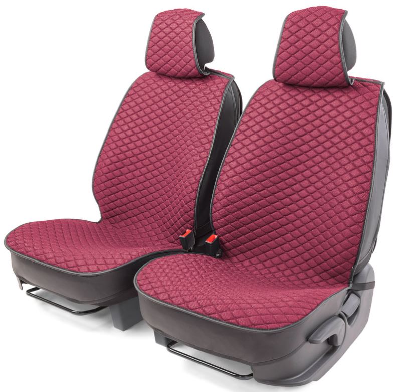 Каркасные накидки на передние сиденья Car Performance, 2 шт. материал  fiberflax (лен),  розовый CUS