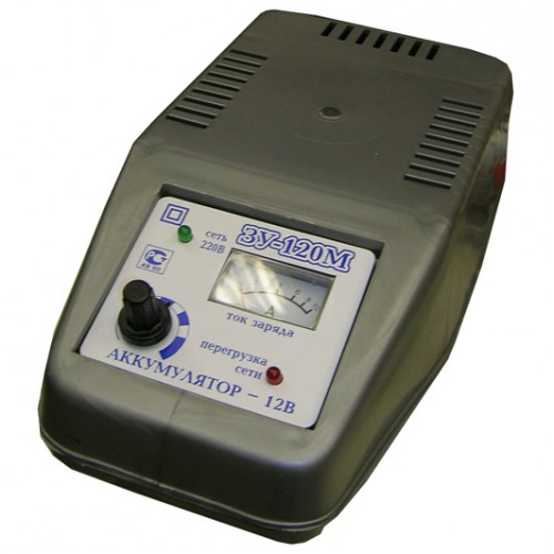 Зарядное устройство для АКБ 0-10A 12V ручной режим 220V ТАМБОВ ЗУ-120М 