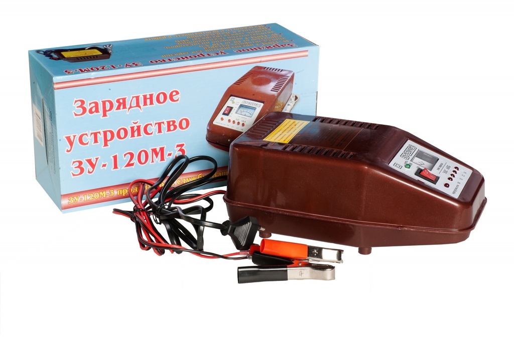 Зарядное устройство для АКБ 0-10A 12V автомат 220V ТАМБОВ ЗУ-120М3