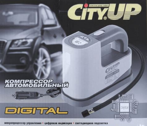 Компрессор 120 Вт 12 В 10 Атм DIGITAL City UP АС-570 /1/6/