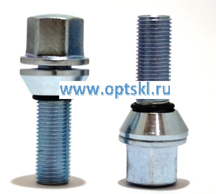 Болт М14х1,25х30 подстр.конус, ключ 17мм, цинк 447120AD /20/40/400/