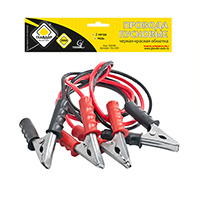 Провода пусковые 250А 2 м медные черная-красная обмотка ГЛАВДОР GL-425 /1/10/