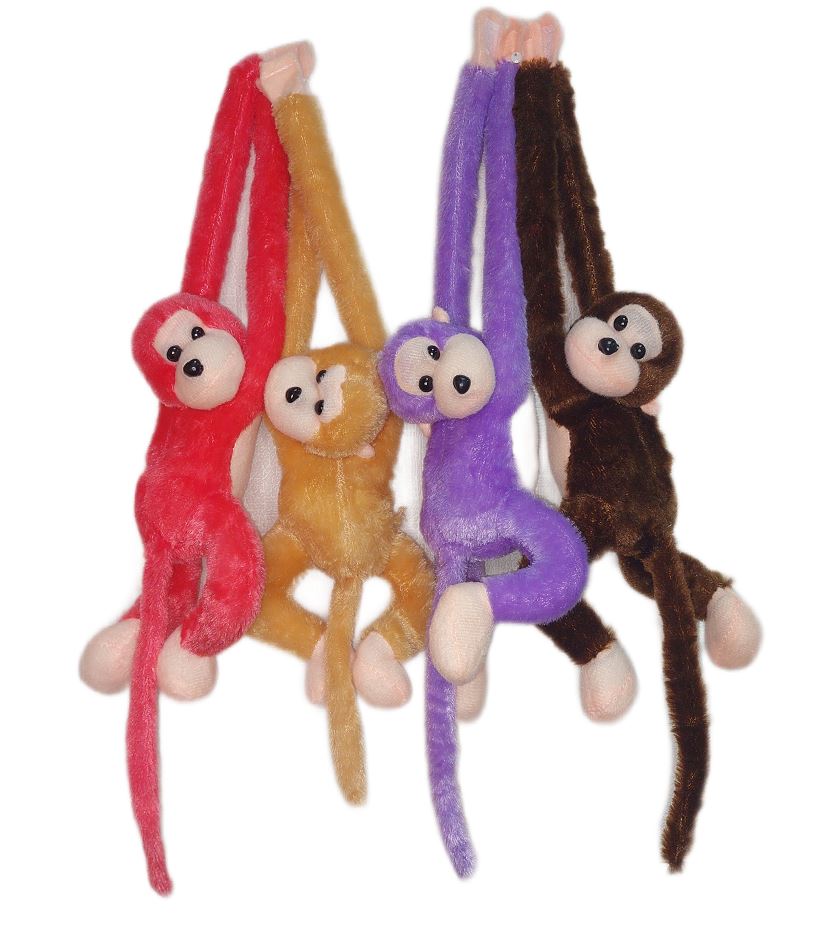 Игрушка обезьянка 50см. цвета в ассортименте