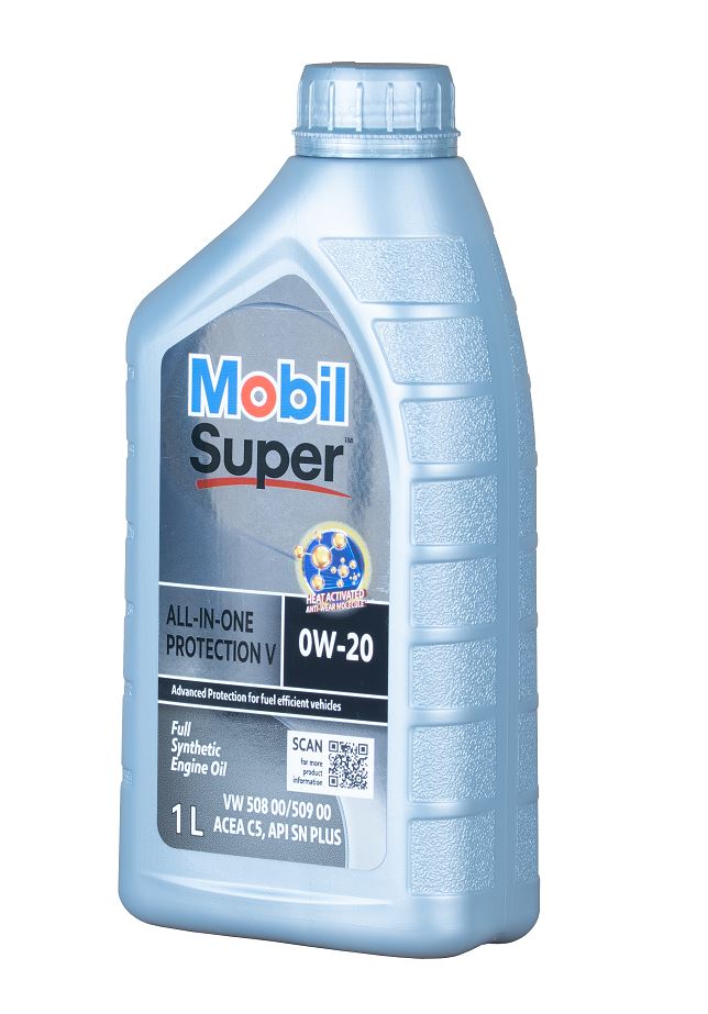 Масло мотор. Mobil SUPER ALL IN ONE PROTECTION V 0W-20, 1L, Korea, 153439