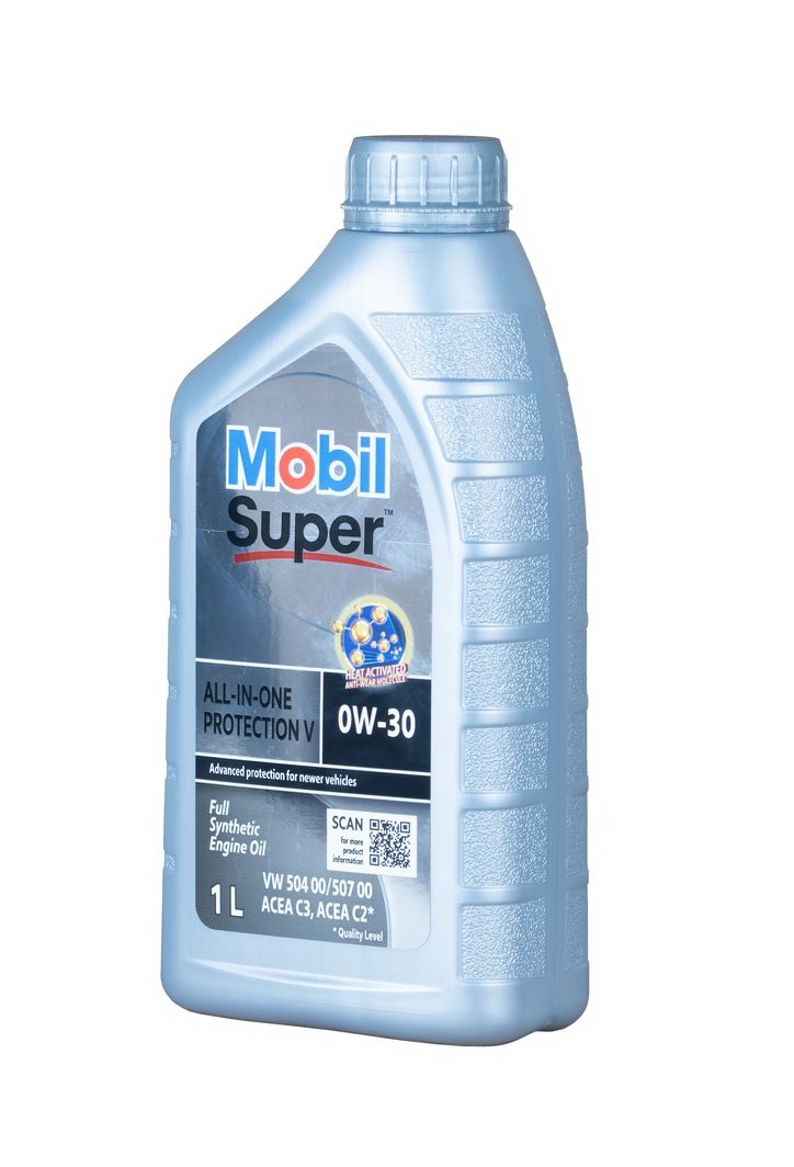 Масло мотор. Mobil SUPER ALL IN ONE PROTECTION V 0W-30, 1L, Korea, 154316