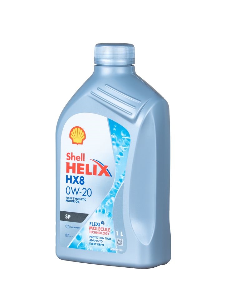 Масло мотор. Shell HELIX HX8 SP 0W-20, 1L, Korea, 550055160