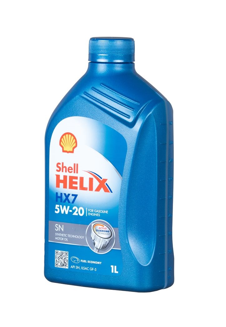 Масло мотор. Shell HELIX HX7 SN 5W-20, 1L, Korea, 001E7785