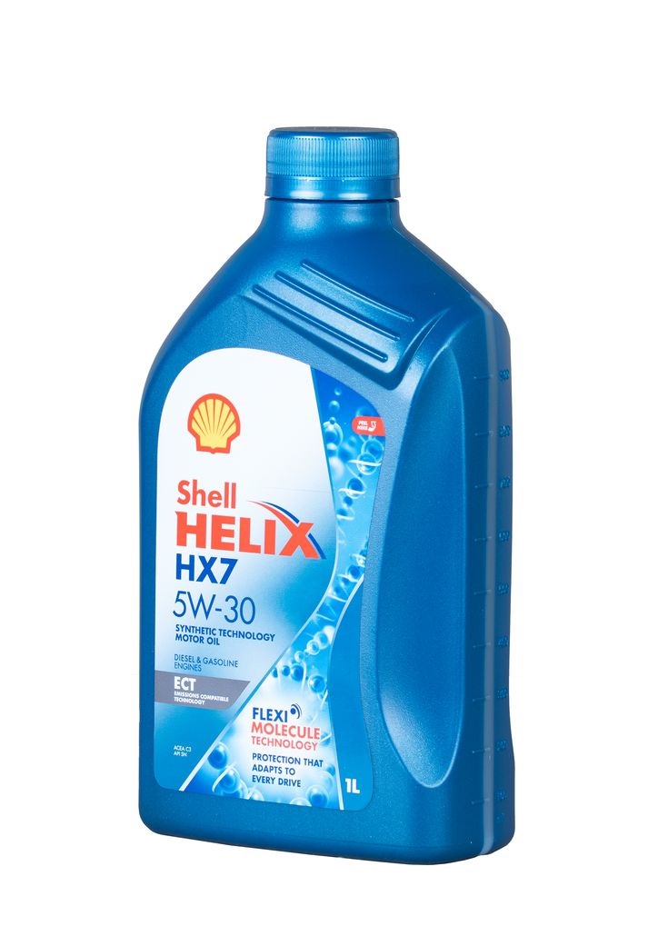 Масло мотор. Shell HELIX HX7 ECT SN/C3 5W-30, 1L, Korea, 550046376