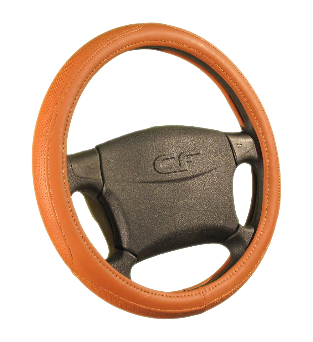 Оплётка на руль CARFASHION «TEMPER»оранжевый31036