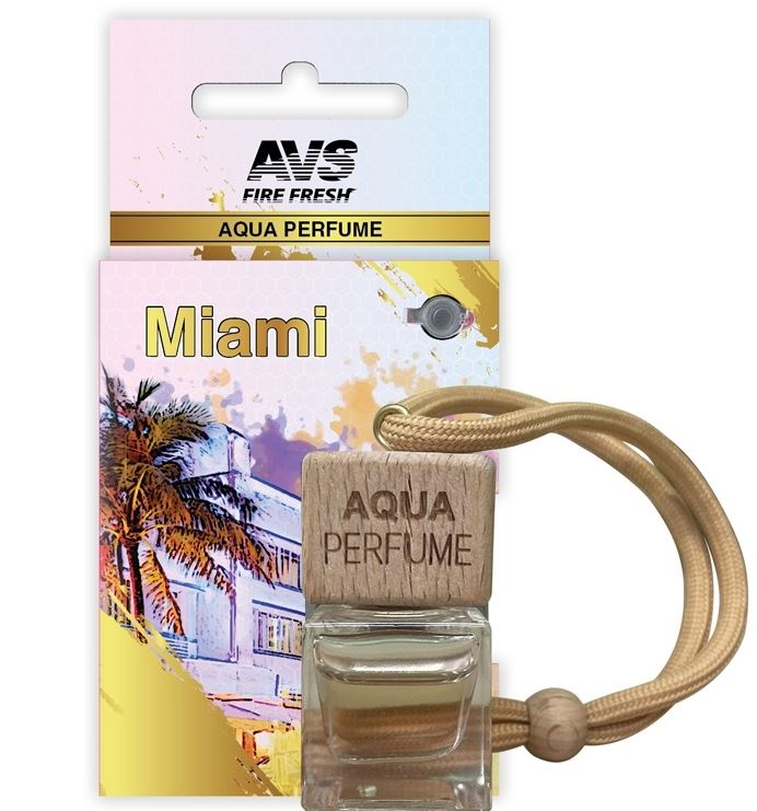 Ароматизатор подвесной дерев.кр. AVS AQP-05 AQUA PERFUME Miami аром. Табачная Ваниль
