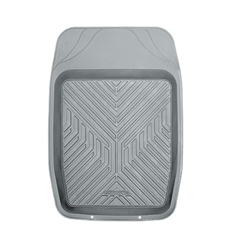 Коврик автомобильный AUTOPROFI ванночка для переднего ряда, 1 шт., 69 х 48 см., ПВХ серый