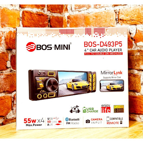 А/маг. BOS-MINI BOS-D493P5 с экраном