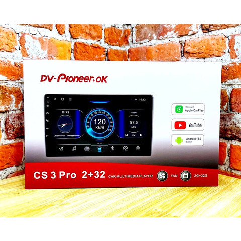 А/маг. Dv-Pioneer.Ok CS3 Pro 2+32 Android