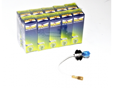 Автолампа Н3 Маяк 12-100 Pk22s SUPER WHITE, 10/100/400