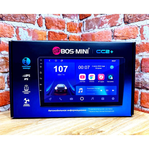 А/маг. Bos- Mini CC2+ 9 дюймов Android