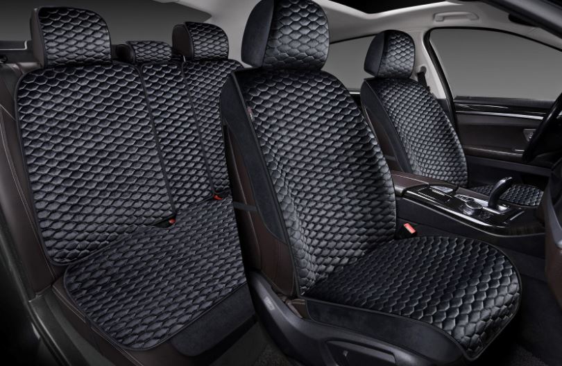 Накидки 3D PSV Sota Next (Черный), комплект на весь салон, велюр