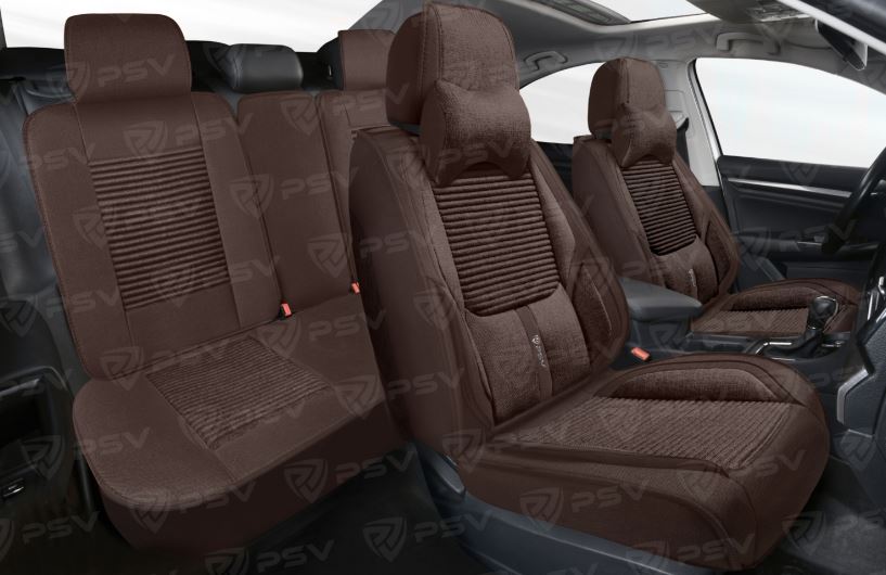 Накидки 5D PSV Special (Коричневый), комплект на весь салон