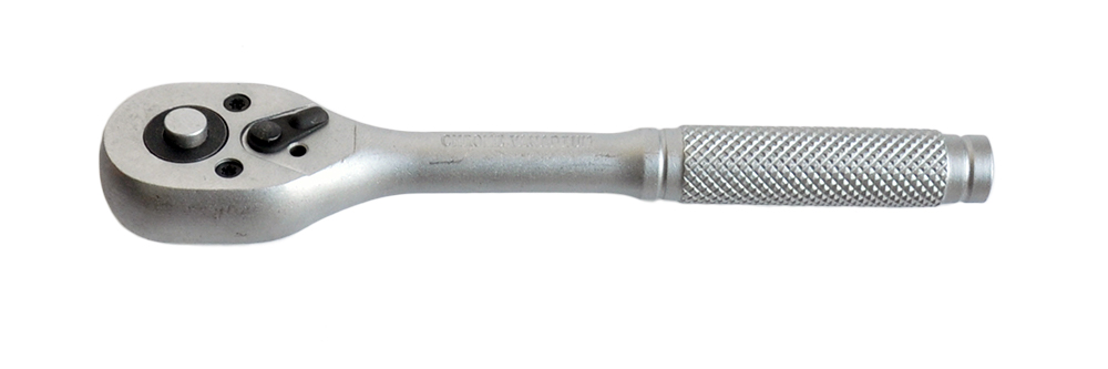 Трещотка 1/2" 45-зубцов 255мм с металической рифленой ручкой "AV Steel"