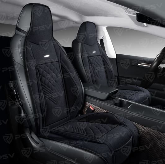Накидки PSV Avrora FRONT (Черный), на переднее сиденье (1 шт.)