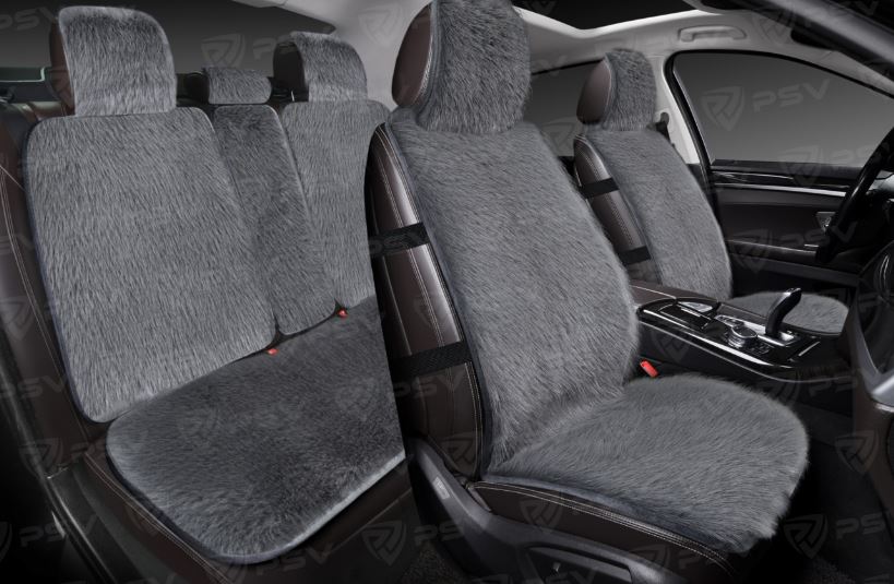 Накидки PSV искусственный мех Fox Extra (Темно-Серый), компл.