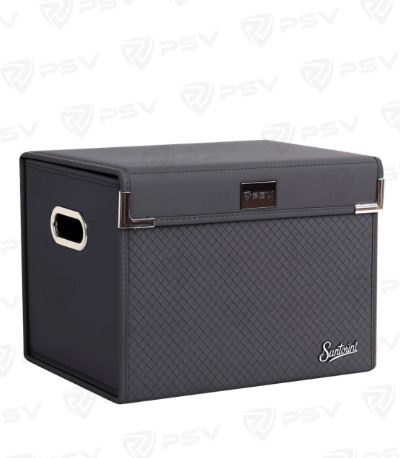Саквояж органайзер в багажник и домашнего использования PSV Santorini Braid (30х30х40 см) Черный, эк
