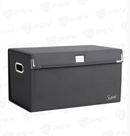 Саквояж органайзер в багажник и домашнего использования PSV Santorini Braid (30х30х55 см) Черный, эк