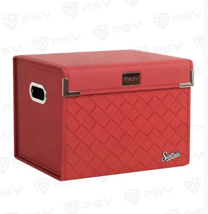 Саквояж органайзер в багажник и домашнего использования PSV Santorini Braid Plus (30х30х40 см) Бордо