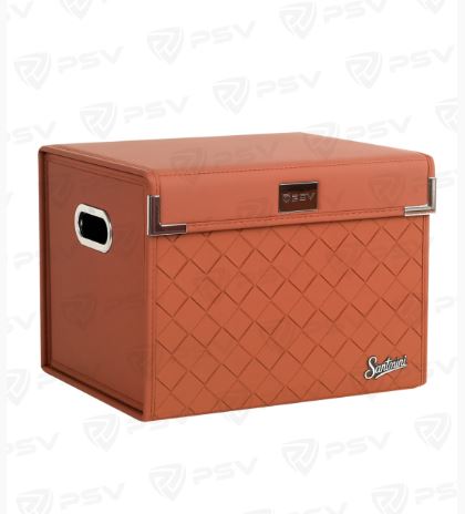 Саквояж органайзер в багажник и домашнего использования PSV Santorini Braid Plus (30х30х40 см) Корич