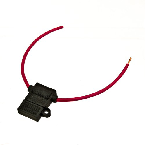 Держатель флажкового предохранителя FHC-1038-3(SX:32V) RED (резина) с крышкой TX 10шт