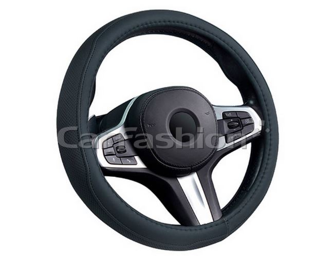 Оплётка на руль CARFASHION «DERBY XXL» черный/черный 31717