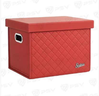 Саквояж органайзер в багажник и домашнего использования PSV Santorini Romb (30х30х40 см) Бордовый, э